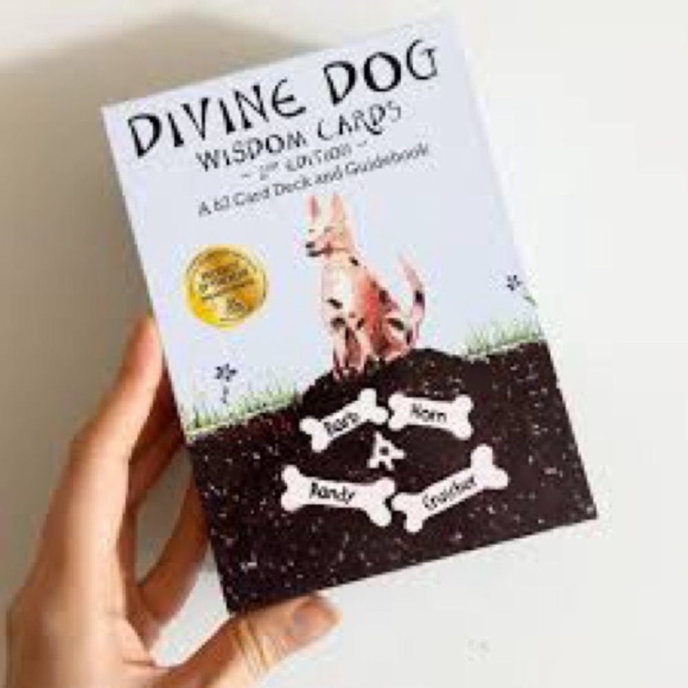 Divine Dog Wisdom Cards - White